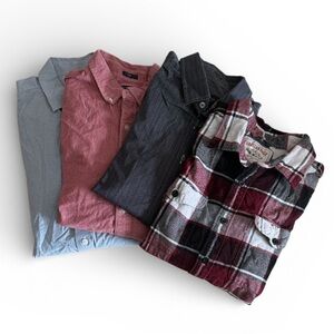 Bundle of Size L button downs